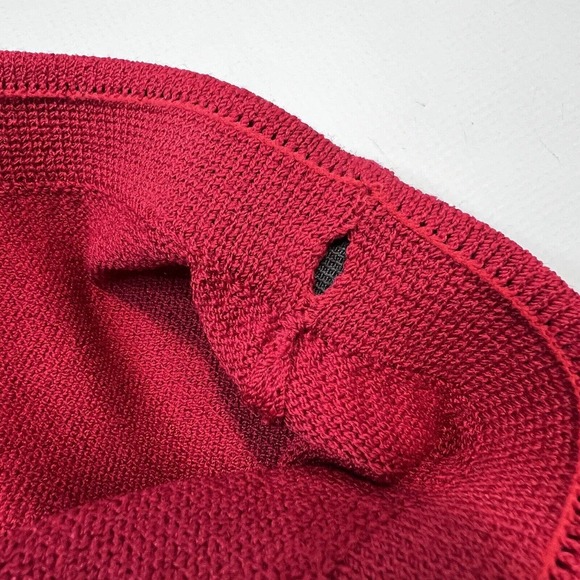 St. John Eve Collection Womens Red Skirt Ruffled Bottom Sz US 4 Santana Knit - Picture 8 of 10